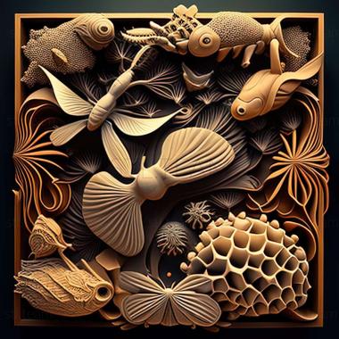 3D model Invertebrates (STL)